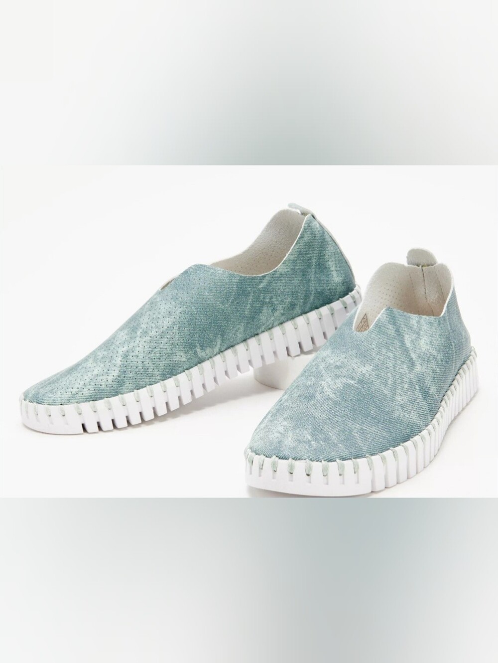 Ilse Jacobsen Washed Aqua Tulip 139 Slip-On